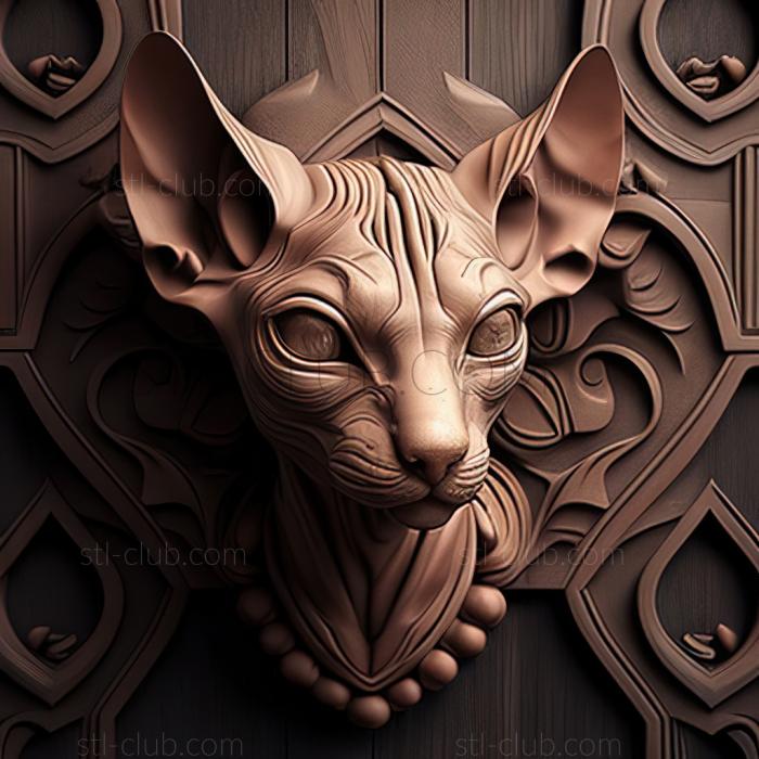 st Sphynx cat